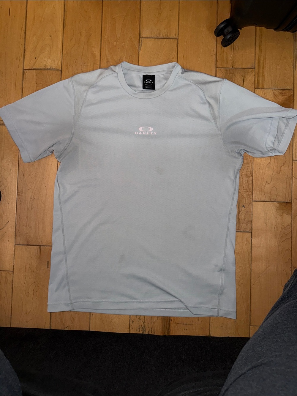 Oakley Light Gray Short Sleeve Performance Tee